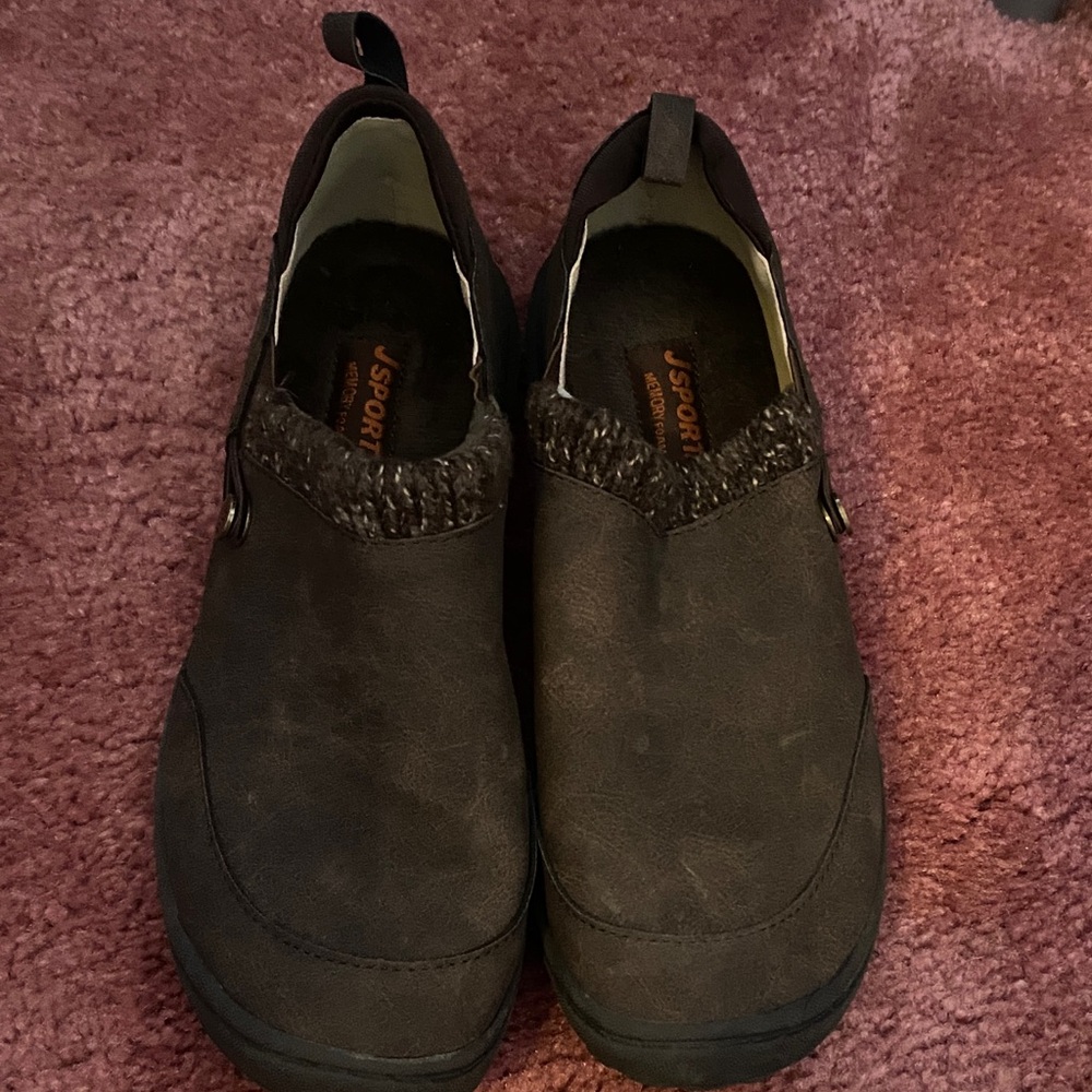 J/SPORT by Jambu Women's Black Slip-On Clog Mule